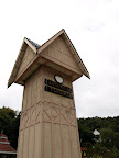 Laban Rata clock tower.