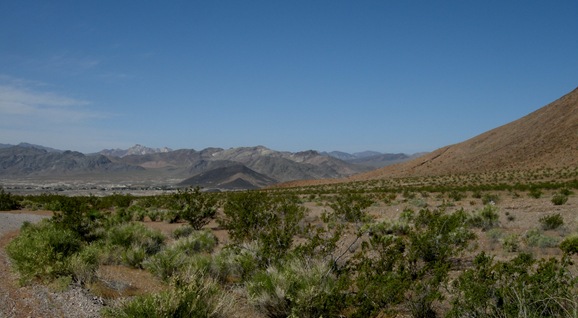 tiny town of Shoshone gateway to the southern end of Death Valley