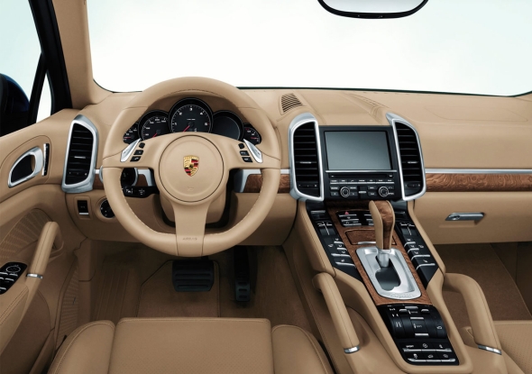 Interior e Painel do Porsche Cayenne