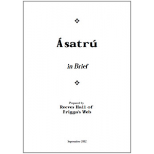 Asatru In Brief Cover