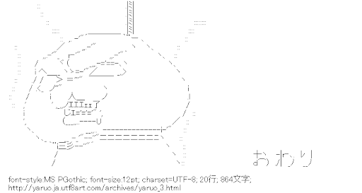やる夫,吊る,おわり