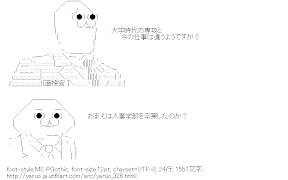 面接やる夫「おまえは人事学部を卒業したのか？」