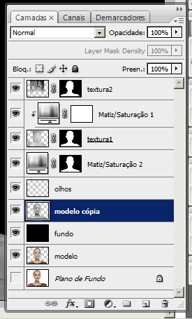 Camadas até esse ponto