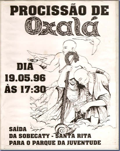 121 - Cartaz Procissão de Oxalá