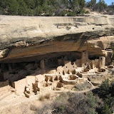Another of the intricate peublos built into the side of a cliff.