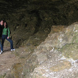D&K in a recessed cave area at Maramec Springs Park.