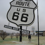 At the National Rt. 66 museum in Elk City, OK
