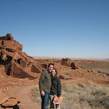 D&K at the Wupatki ruins near Flagstaff, AZ