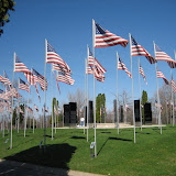 At the “444 Flags” memorial in Hermitage, PA.