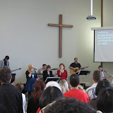 Service at Mt. Albert Baptist Church in the Auckland suburbs