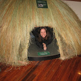 Katie couldn't resist crawling inside