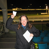 Katie cashes in after her horse places 2nd!