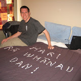 Katie wishes Dan a happy birthday in Maori