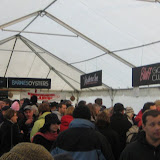 Vendors sell their treats under one of the big tents.
