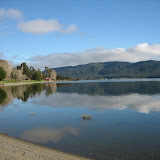 View of Lake Te Anau - notice the reflection in the water
