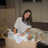 Wrapping up the baby burritto