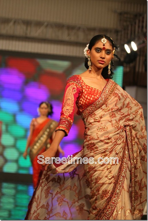 Cream_Designer_Saree