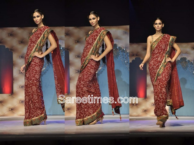 [Umair_Zafar_Maroon_Designer_Saree[4].jpg]