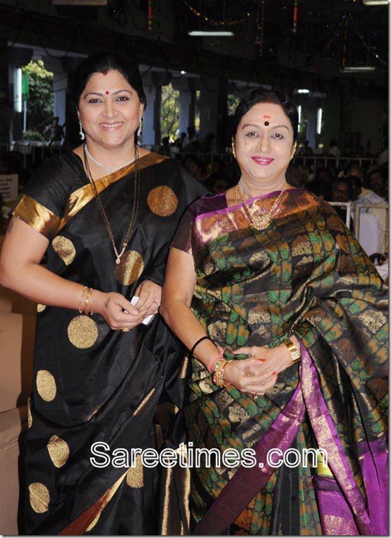 Kushuboo_Black_Designer_Saree