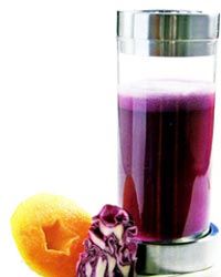 Đu đủ và bắp cải tím