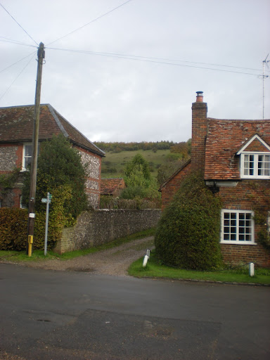 Turville - Village high street and hills to climb later.