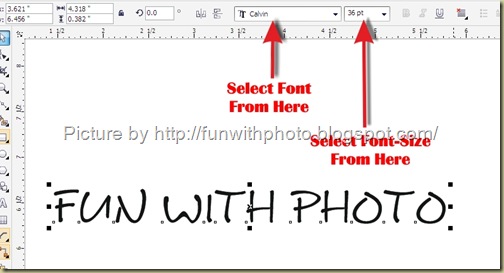 Modify existing font using Shape Tool