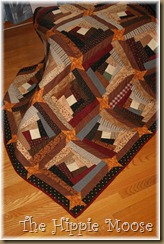 Twisted Log Cabin dark Twisted Log Cabin dark