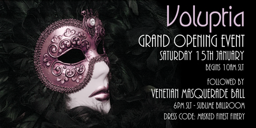 Voluptia Opening Invite