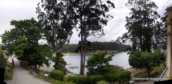 Port Arthur house - view from steps