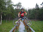 Bardzo fajnie jechało się taką kładką, szczególnie na zakrętach
