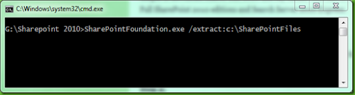 extract software using cmd extract software using cmd