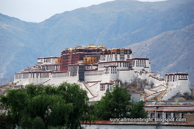 Potala Palace from Jokhang Monastery Roof