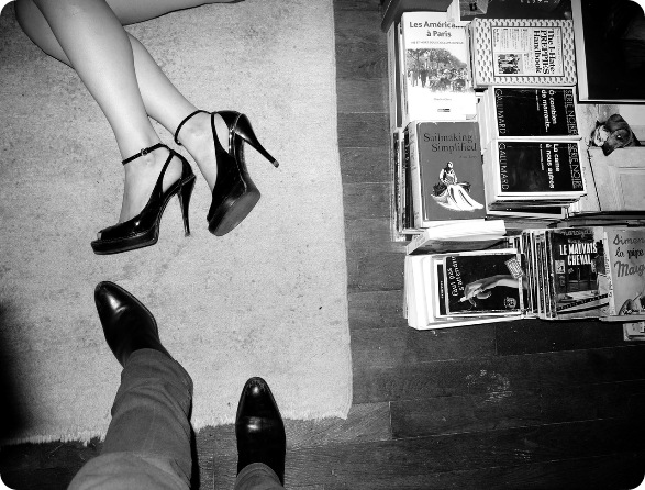 las fotos, en blanco y negro