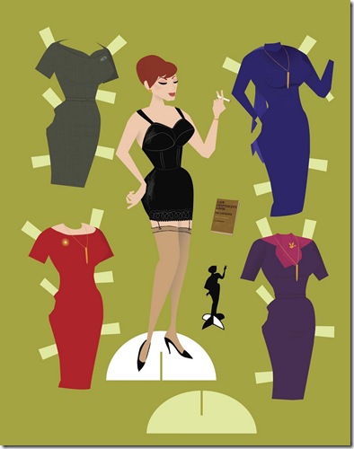 Mad Men Joan paper doll Mad Men Joan paper doll