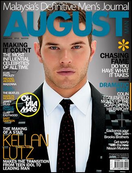 Kellan Lutz revista August Kellan Lutz revista August
