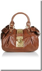 Miu Miu Vitello Lux Brown bag