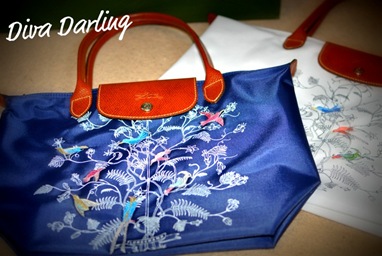 longchamp embroidered birds