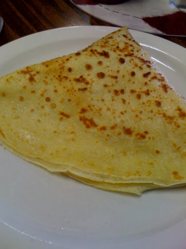 Perfectly folded crepe