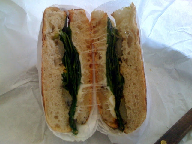 Naked Lunch artichoke sandwich