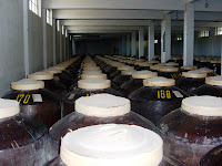 Barrels upon barrels of baijiu