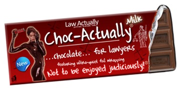 choc actually  - chocolate for lawyers