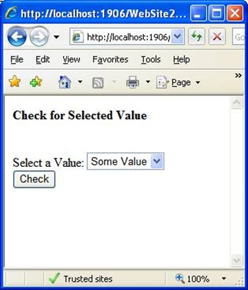 How to Check for Selected Value in DropDownList using ASP.NET | RequiredFieldValidator