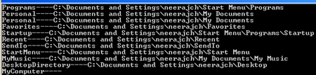 How to get Path of All Windows Special Folders using C#