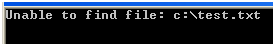C# Example Code to Check if File Exist in given Directory