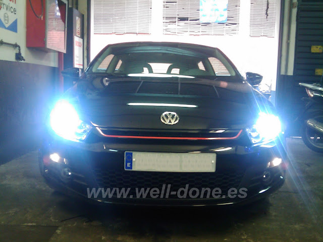 portalamparas VW Scirocco Xenon H7 welldone
