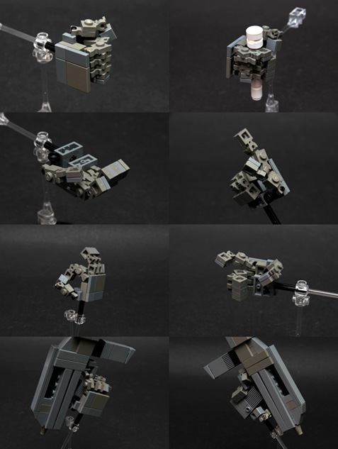 Gundam Lego Mano articulada