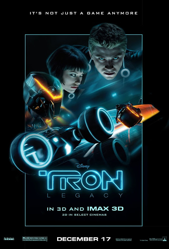 Tron legacy floating heads poster