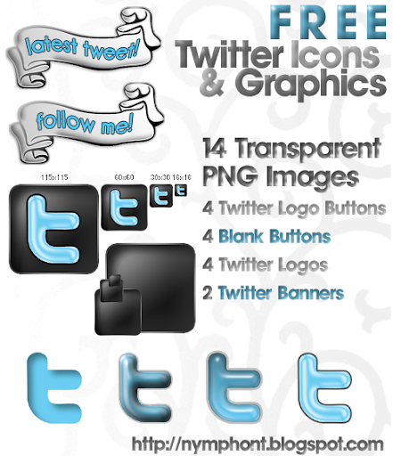 Twitter Icon Set
