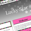 Free Blogger Template: Lucky Star