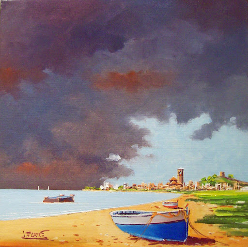 paisajes pintados con colores